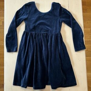 Hanna Andersson Velvet Skater Dress size